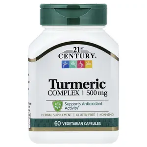 21st Century Turmeric Complex, 500 mg, 60 Vegetarian Capsules