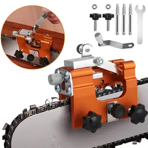 Chainsaw Sharpener, Chain Sharpener, Portable Hand Crank Chainsaw Chain Sharpener Set, Portable Household Hardware Tool, for Chain Sharpening