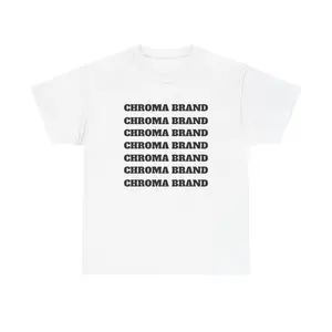 Chroma Brand Unisex Tee - Bold Graphic Cotton Shirt for Casual Style