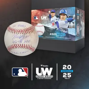 1 2025 Fanatics UW Autographed Baseball Personal Dome