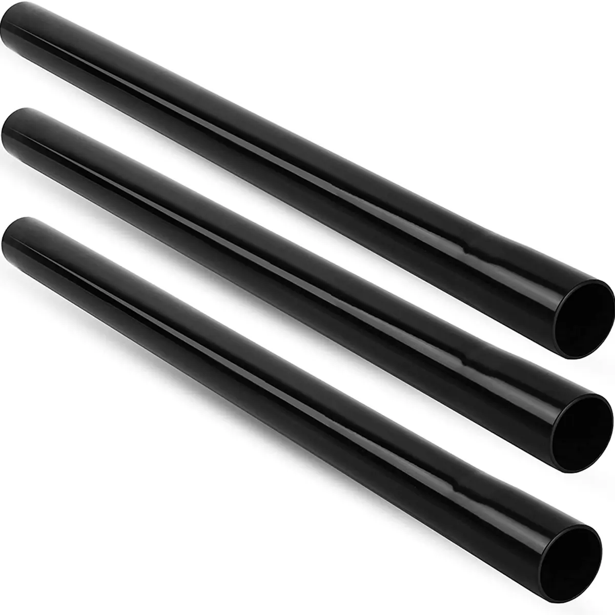 Durable Household Appliance Replacement Parts: 3Pcs 1.25-Inch (32mm) Heavy-Duty Vacuum Extension Wands, Friction-Fit Extendable Accessories for Shop Vac Pipe Reach, Endless Versatility