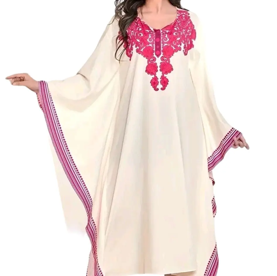 Elegant abaya Dubai Morocco kaftan maxi dress