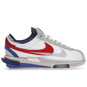 Nike Men's Zoom Cortez SP sacai White University Red Blue Running Shoes, from StockX