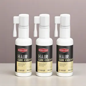 3PCS-PromotionHair Greenvibes Care Essence Containing Ingredients such as Butylene Glycol, Glycerin, and Polyaminoglycoside Condensates Enhance Strength and Vitality