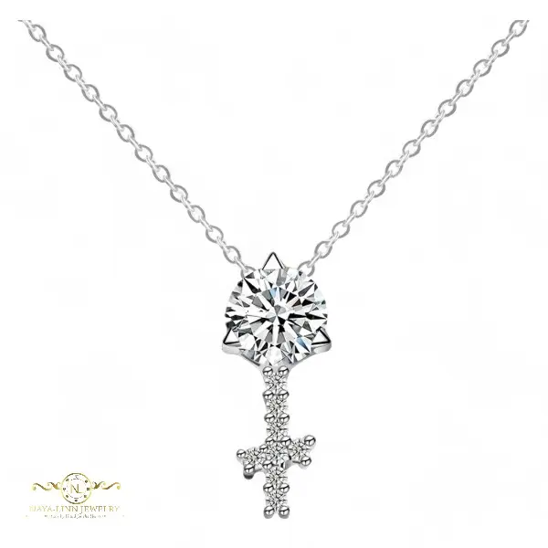 Sagittarius Moissanite Zodiac Necklace By Naya - Linn Jewelry