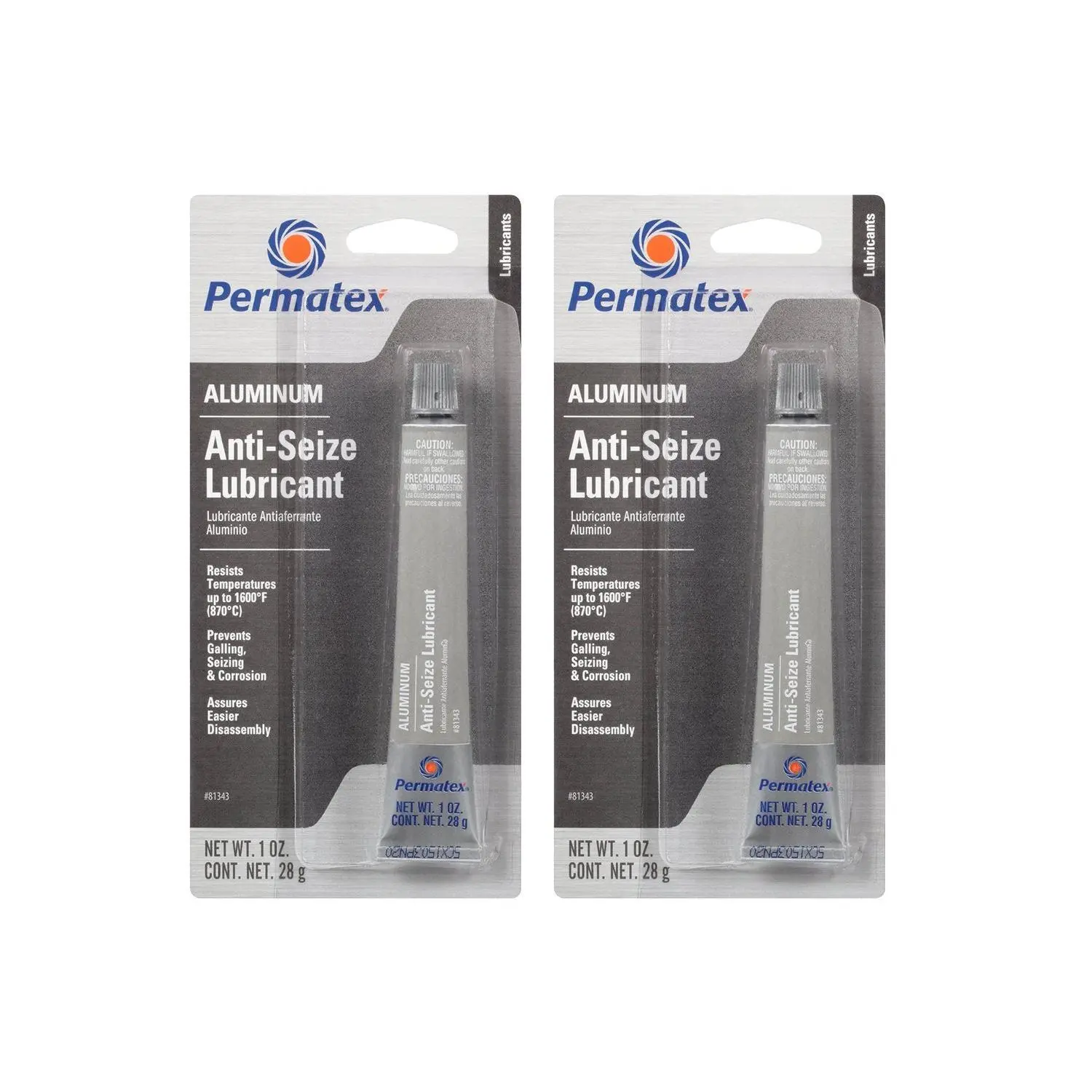 Permatex 81343 Anti-Seize nBTmv Lubricant, 1 Ounce Tube (2 Pack)