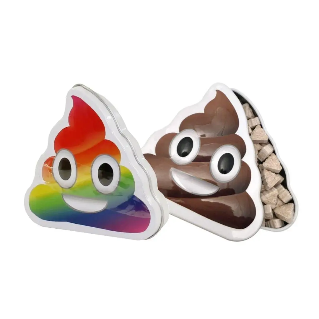 Boston America Emoticandy Poop Candy Tins 12 ct