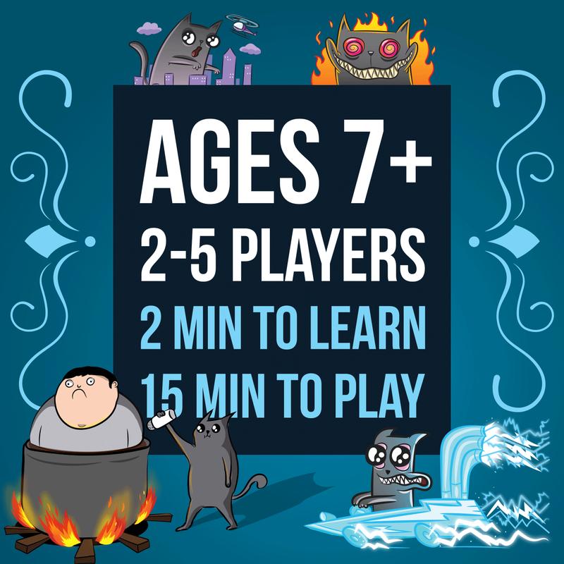 Recipes for Disaster by Exploding Kittens - The Ultimate Exploding Kittens Game with New Ways to Play - Family Friendly - Ages 7+ - 2-5 Players