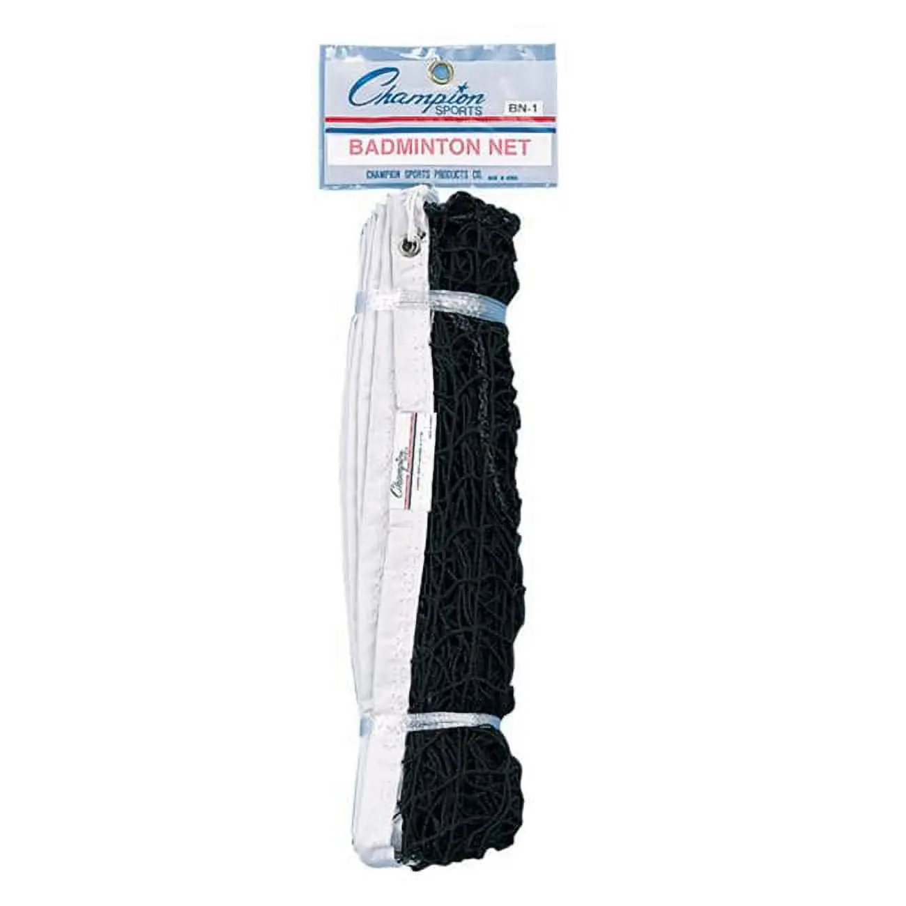 CHAMPION Professional Badminton Net, 12-Ply Nylon Construction, 1.5" Headband, 3/4" Square Mesh, 21x2.5 ft Badminton Equipment for Recreational & Competitive Play, Nets, 1.5" Headband With Nylon Rope Cable, 12-Ply Nylon Netting