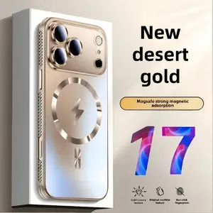 2025 New Premium Ultra-Slim Phone Cover (Compatible with for iphone 17 Pro Max/17 AIR/17 Pro/16/15 Pro/14 Plus/13/12) Features Strong Magnetic Attraction, Effective Heat Dissipation, And Breathability. Offers Shockproof And Drop-Resistant Safety