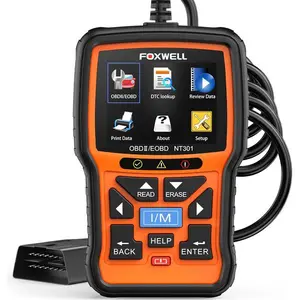 NT301 OBD2 Scanner Live Data Professional Mechanic OBDII Diagnostic Code Reader Tool for Check Engine Light
