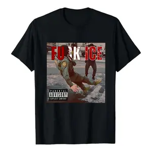 Unisex ANTI-ICE Album Cover Style T-Shirt, ICE Protest Tee, Fuck Ice Shirt, Anti-Ice Minnesota, Anti-Ice Minneapolis