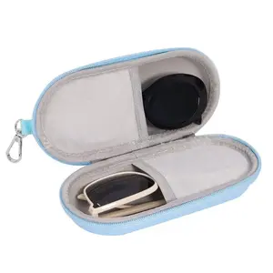 Eva Glasses Case, Eyeglasses Holder, Hard Shell Scratch-Resistant, Portable Organizer Bag, Ideal Gift for Mother's Day, Valentine's Day, Women's Gifts, Protective Box