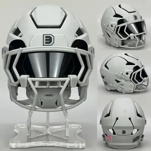 Elite Edition - Saquon Barkley Themed 3D Printed Riddell Axiom 3D DIY Football Mini Helmet Hobby Kit