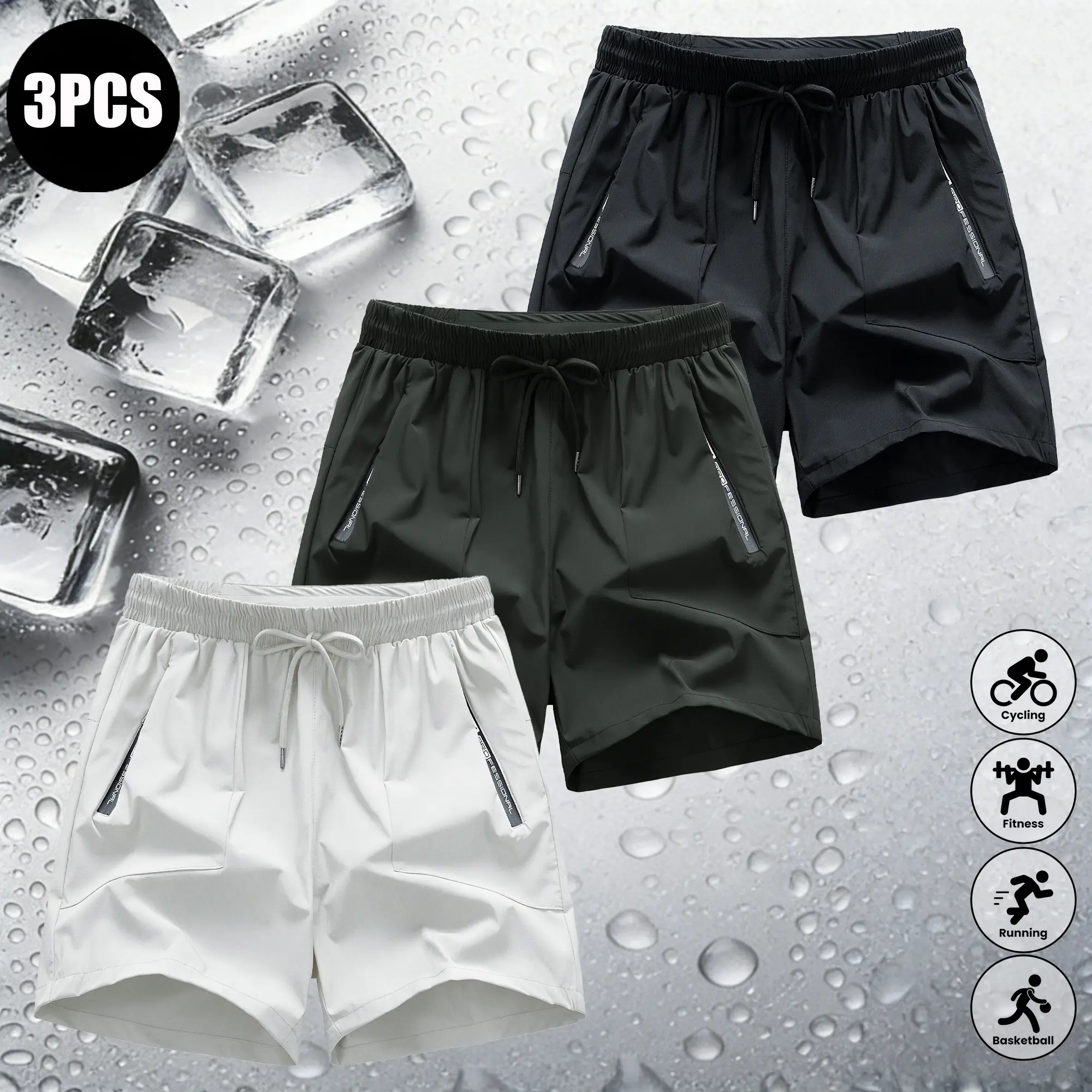 Black + Dark Gray + White