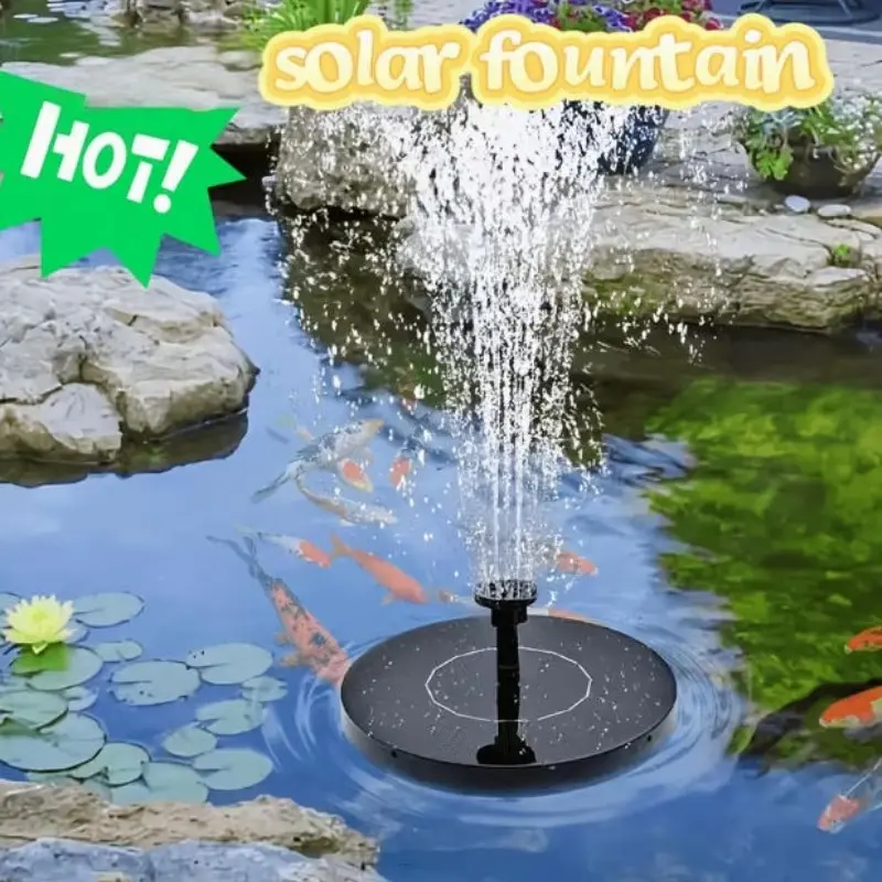 Magic Lazy Solar Powered Sprinkler, Multispray Nozzle Auto Water Fountain, Outdoor Pool Pond Backyard Garden Lawn Decoration, Garden Supplies, Water Sprayer, Sprinklers for Yard