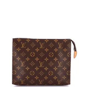 Pre-owned Louis Vuitton Canvas Coated Toiletry Bags Toiletry Pouch NM Monogram Canvas by Rebag