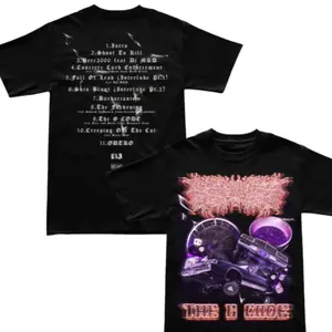 Peeling Flesh "The G Code" Hip Hop Album Graphic Tee, Street Culture Cassette Car Design Shirt, 90s Rap Style Apparel for Men Women Fans