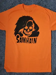 NEW Samhain Band Gift For Fans Orange T-Shirt US Size: S-6XL, All Colors, Gift for Women Men, Made In USA, 100% cotton, Classic Fit, Unisex T-Shirt