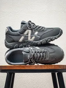 Men's Summer Mesh Breathable Hiking Trekking Shoes, Anti-Slip Durable Thick Sole, Lightweight Versatile Running Shoes, Retro Casual Outdoor Boots