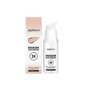 Zephoco Moisturizing Color-Changing Foundation: Moisturizing, Natural, Long-Lasting, Matte, Natural, Sheer, and Concealing Foundation