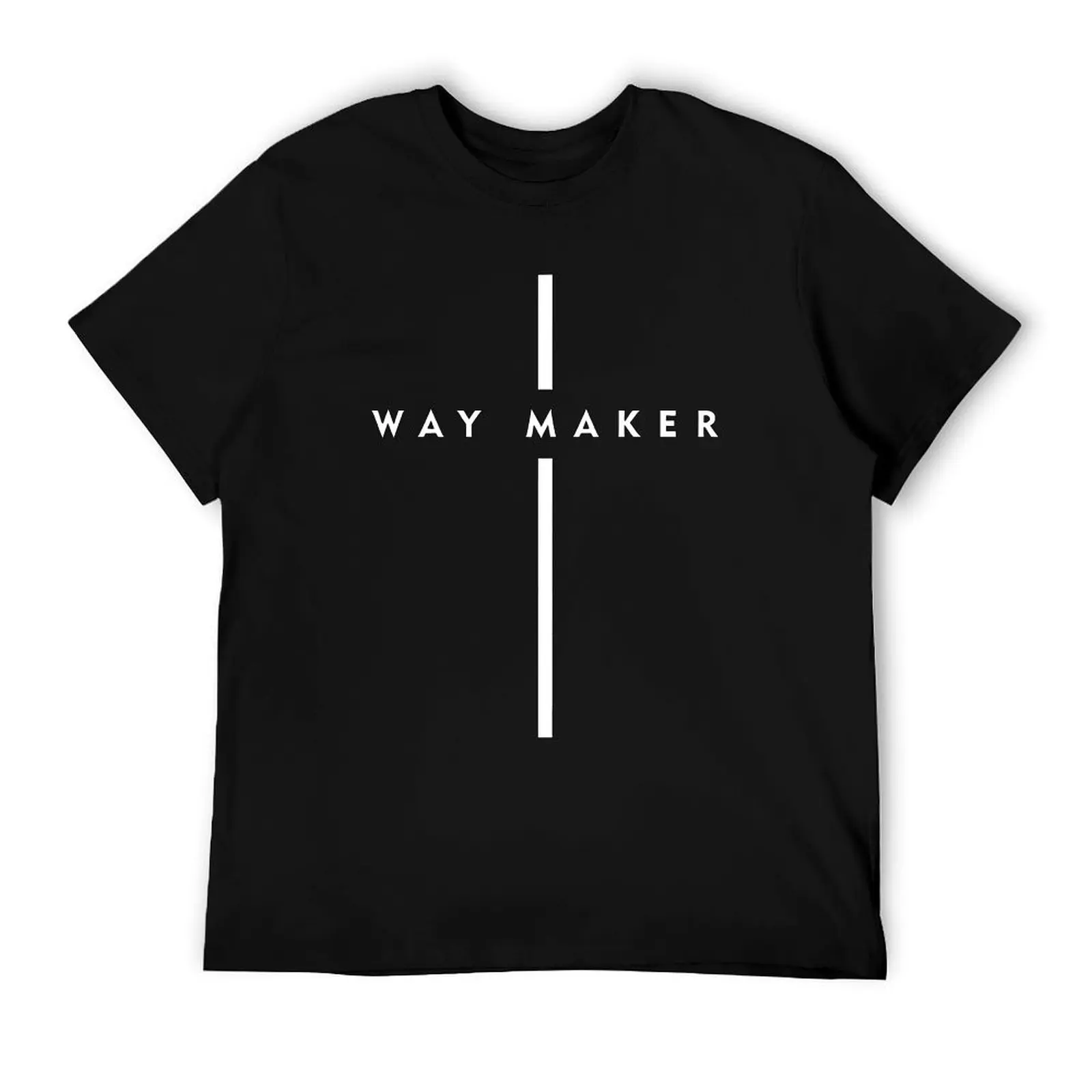 100% Cotton Way Maker Jesus Cross Christian Faith Men Women Gifts T-Shirt