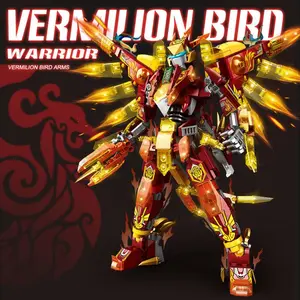 Creative Mechanical Transformation Robot Toy, Mechanical Robot Assembly Model Blocks Toy, Birthday Gift for Teens, Bricker Build Sets