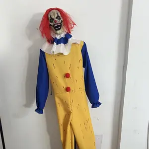 Large Outdoor Electrically Inductive Clown Haunted House Prop