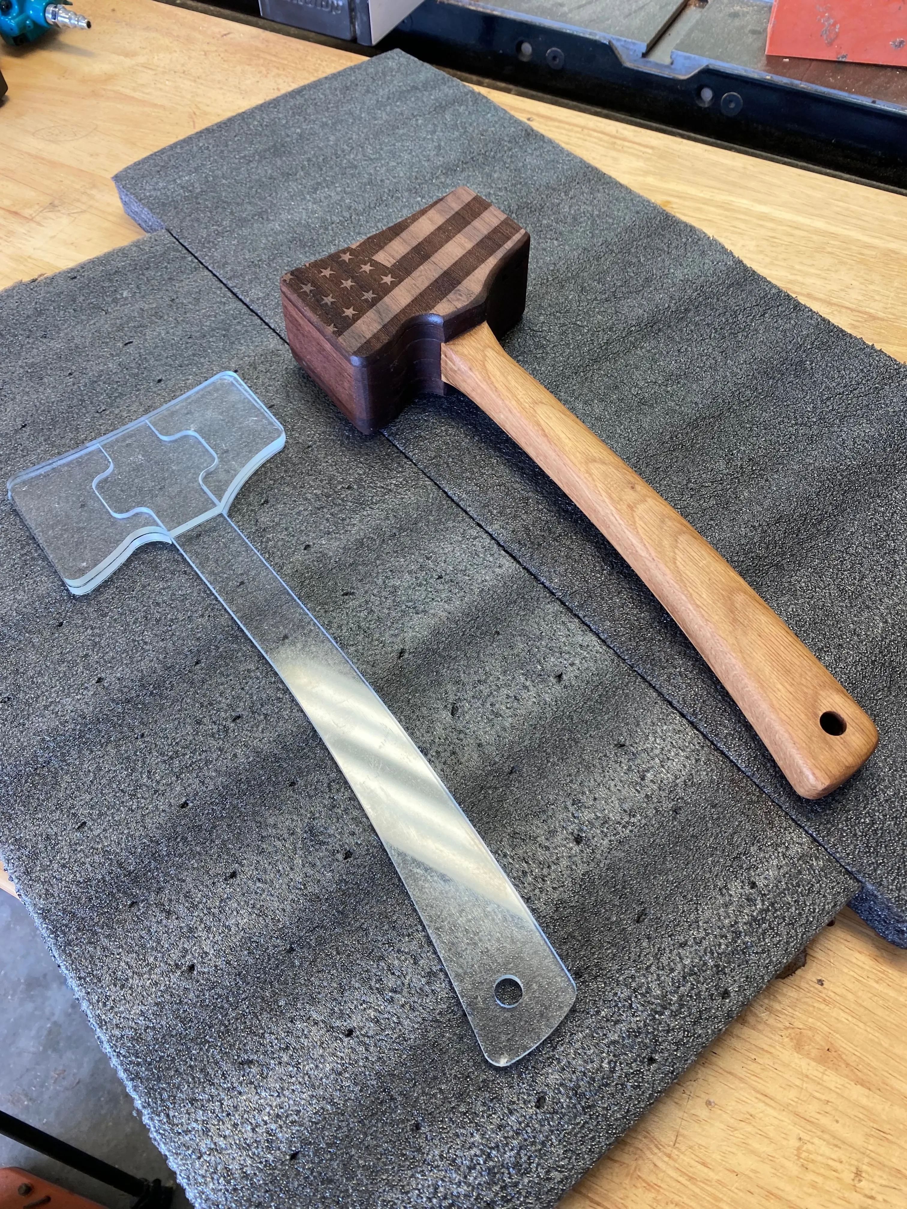 Wooden Mallet TEMPLATE Wooden Mallet TEMPLATE