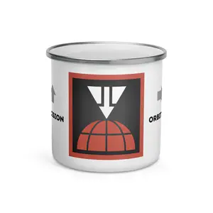 Orbital Precision Strike Stratagem 12oz Enamel Mug (Helldivers Inspired)