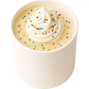 Wickless Birthday cake 4oz candle Decor Decoration