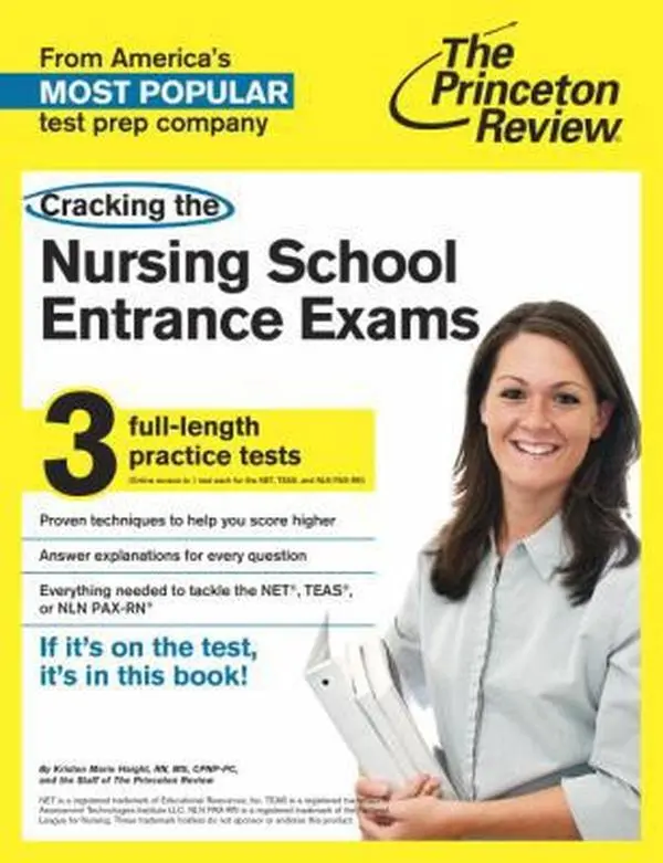 USED-Cracking the Nursing School Entrance Exams (Graduate School Test Preparation) by Princeton Review (Paperback)