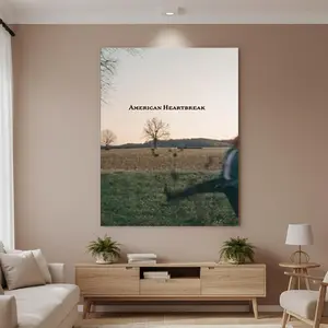 Framed Hip Hop Spirit s Canvas Art Set – Bryan Music Album Cover Posters, Modern Teen Room Decor, , Indoor Wall Accent