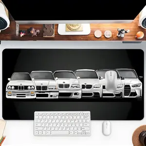 Car Pattern Mouse Pad, Rectangle Gaming Mouse Pad, Office Desk Keyboard Mat for Home Office Desk, Gaming Desk Accessory