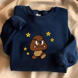 Embroidered Sweatshirt,Sweater Gamer Shirt, Universal Studios Trip Tee