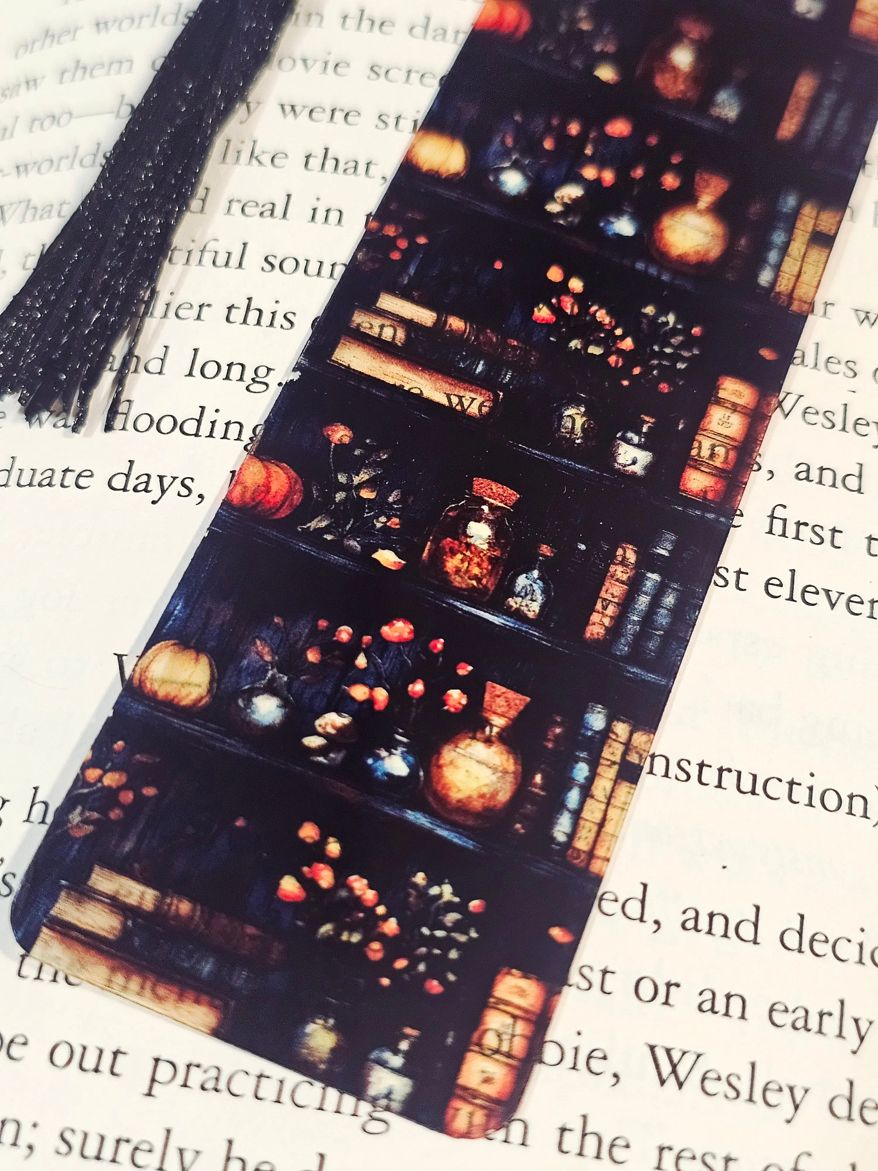 Witchy Bookshelves Bookmark