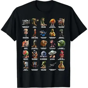 Vintage Italian Brainrot Graphic T-Shirt for Adults & Kids - Funny Cotton Short Sleeve Summer Tee Shirts - Ideal Birthday Gift