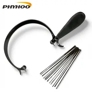 Professional Jewelry Saw Frame (With12 Saw Blades) Steel Construction Adjustable & Durable Portable Steel Saw Suitable for Metal & Wood Cutting