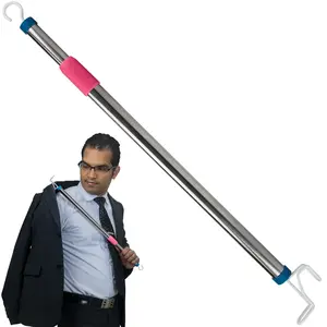 Dressing Stick – Adjustable Clothing Aid for Dressing & Undressing | Long Reach Mobility Tool for Putting On Dresses, Pants & More (Up to 28.5")