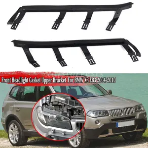 Left Right Front Headlight Gasket Upper Bracket Replace For BMW X3 E83 2004-2010 High-Quality Replacement