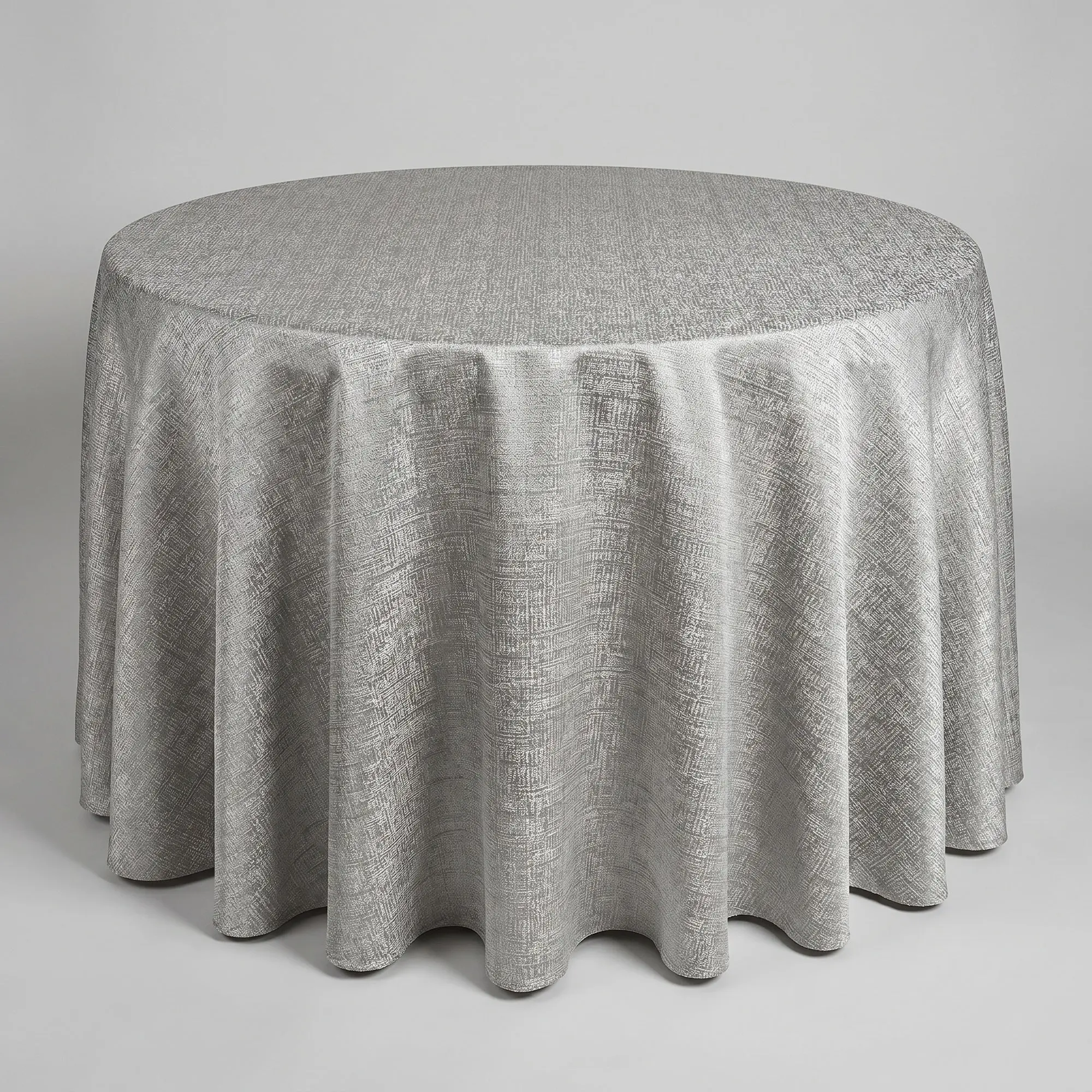 Chrisma Jacquard Tablecloth  Grey