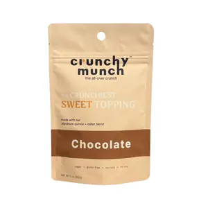 Crunchy Munch Chocolate Quinoa Crunch – Sweet Crunchy Snack Topping (Healthy Dessert & Yogurt Topper)