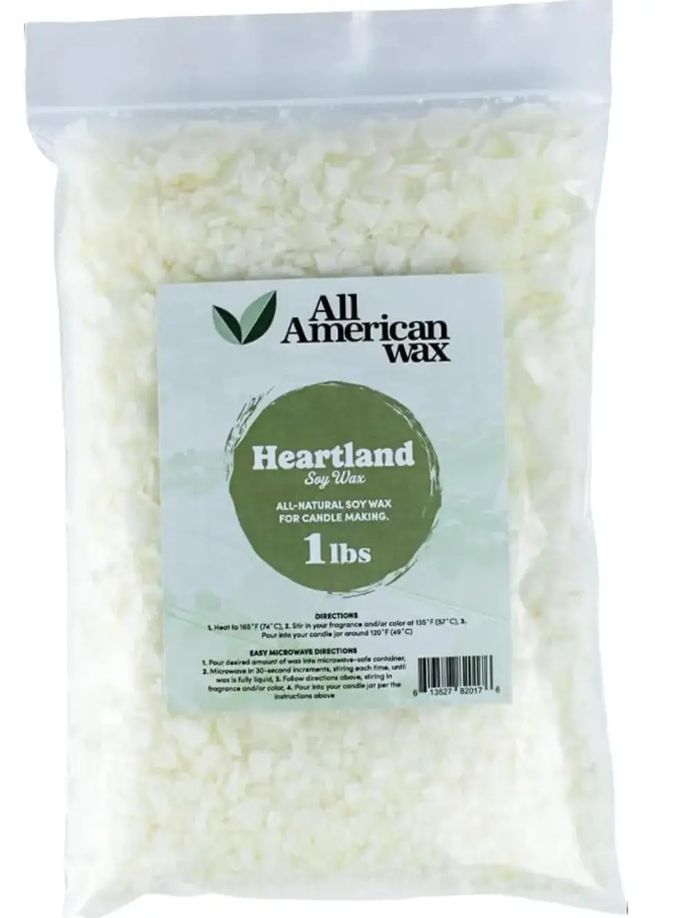 Heartland Soy Wax Flakes 1lb Bag Heartland Soy Wax Flakes 1lb Bag