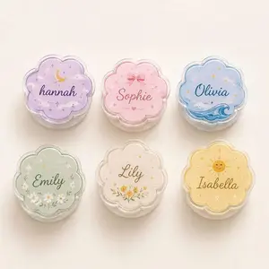 Personalized Name with Flowers Accessory Phone Grip, Cute Pastel Custom Phone Grip, Aesthetic Phone Stand Holder, Gift for friends
