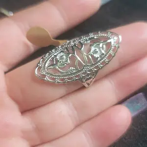 Vintage Flower Pattern Rings