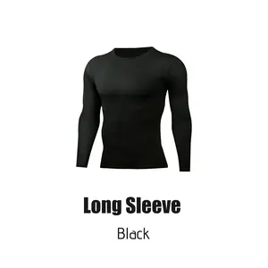 Men's PSYCHE Compression Shirt Long Sleeve Workout Gym T-Shirt Running Top Cool Dry Sports Base Layer Undershirt, Sweat-Wicking Ultra-Breathable Muscle Support