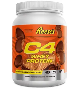C4 Whey Protein Powder, Reese's Peanut Butter Cup Flavor, 25g of Protein, 18 Servings