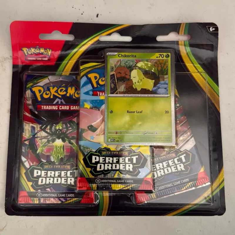 Pokemon Perfect Order 3 Booster Pack Blister Chikorita Pokemon