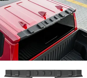 powoq Rear Roof Protector Compatible with 2024-2026 Toyota Tacoma Truck Cab Roof Protector TPE Rear Spoiler Replacement for 2024-2026 Toyota Tacoma Accessories