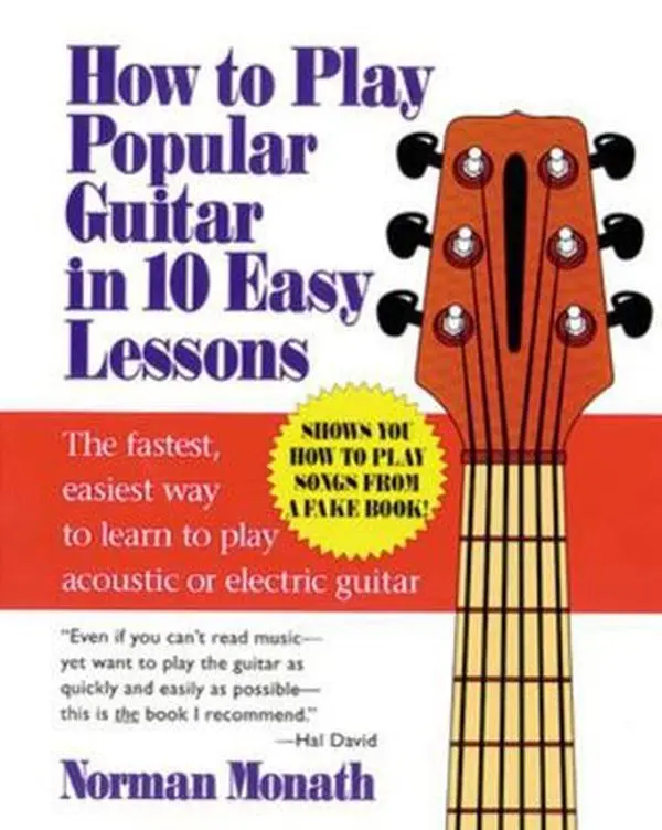 USED Book - How to Play Popular Guitar in 10 Easy Lessons by Monath, Norman (Paperback) - english